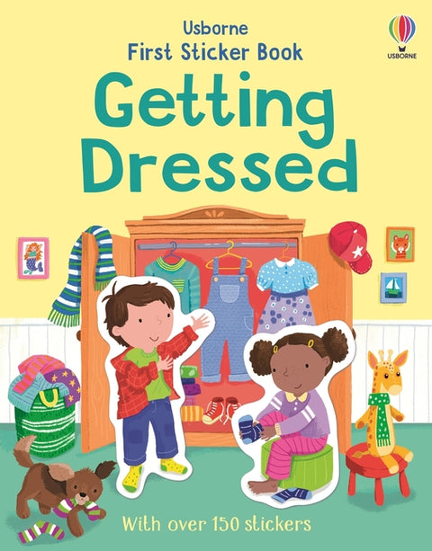 First Sticker Book Getting Dressed - Ingram