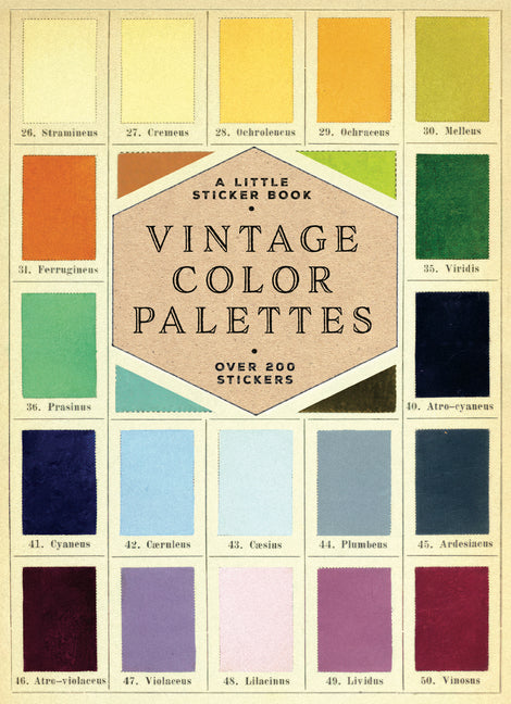 Vintage Color Palettes: A Little Sticker Book - Ingram
