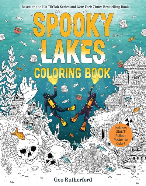 Spooky Lakes Coloring Book: Includes Pull-Out, Oversized Poster to Color! - Ingram