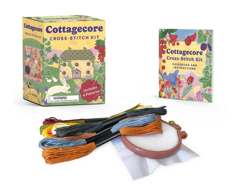 Cottagecore Cross-Stitch Kit: Includes 4 Patterns - Ingram