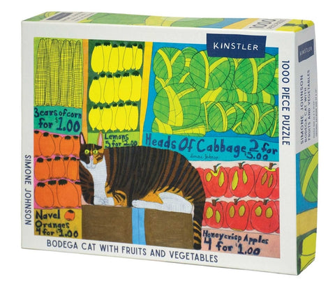 Bodega Cat with Fruits and Vegetables: 1000 Piece Puzzle - Ingram