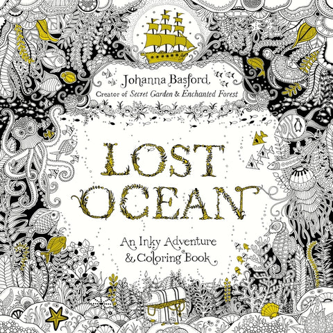Lost Ocean: An Inky Adventure and Coloring Book for Adults - Ingram
