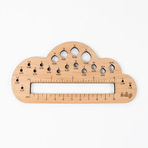 Knit & Gather Cloud 4" Gauge Tool