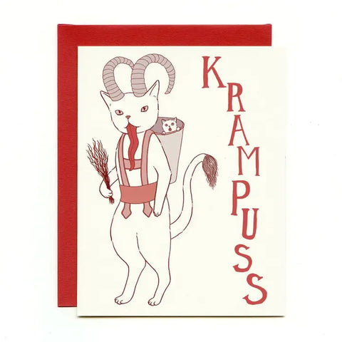 Bee's Knees Krampuss Holiday Card