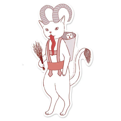 Bee's Knees Krampuss Vinyl Sticker