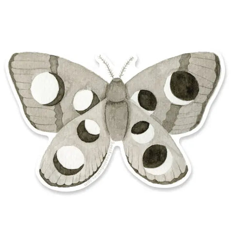 Bee's Knees Lunar Moth Sticker
