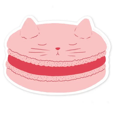 Bee's Knees Meowcaron Vinyl Sticker