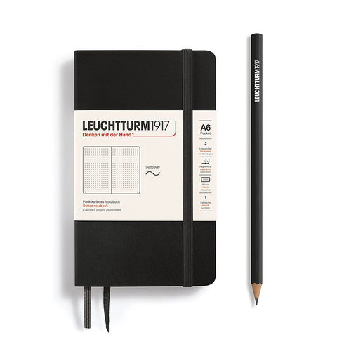 Leuchtturm Pocket Softcover Dotted Black