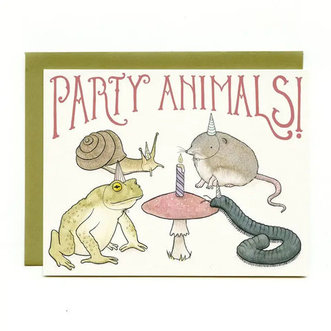 Bee's Knees Party Animals Birthday Card