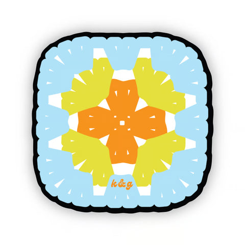 Knit & Gather Sticker Granny Square