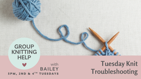Tuesday Knit Troubleshooting Registration Fee