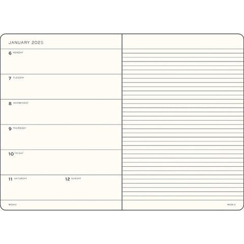 Leuchtturm Weekly Planner and Notebook 2026