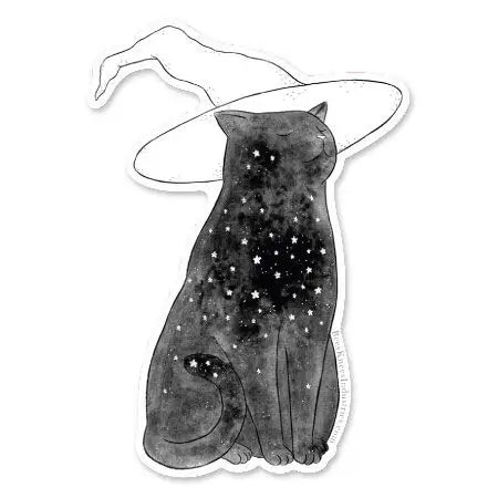 Bee's Knees Starry Witchcat Sticker