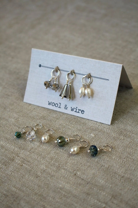 NNK Wool & Wire Crystal & Pearl Neutral