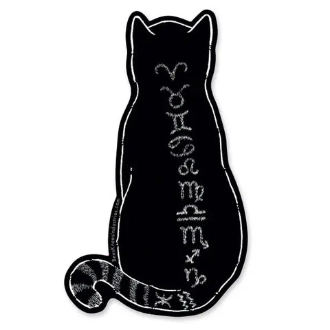 Bee's Knees Zodiac Cat Vinyl Sticker